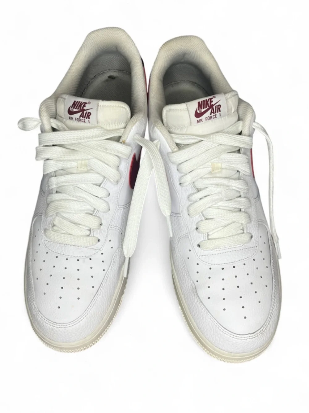 NIKE Men's Air Force 1 '07 LV8 White Night Maroon Shoes Size 14 CZ0326-100_2